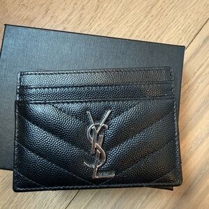 Saint Laurent Card Case- excellent condition!!
